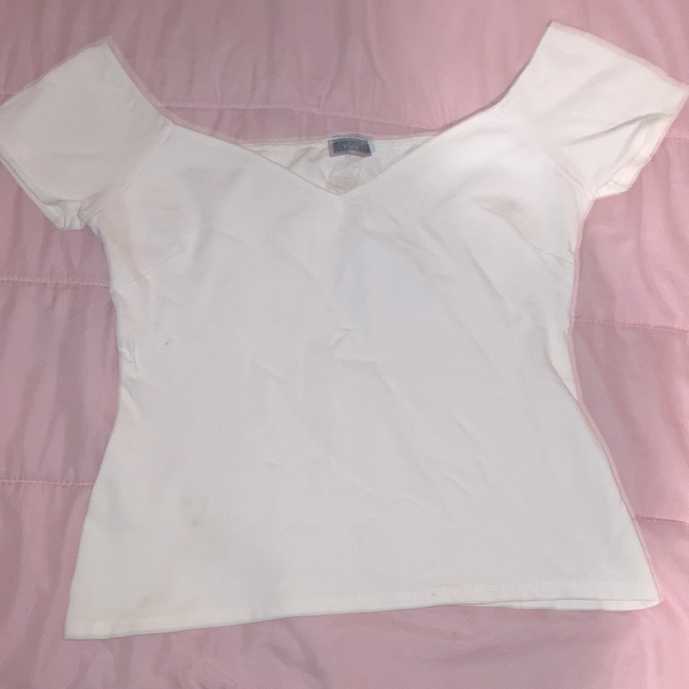 2000s Y2k V neck shirt💋🧸